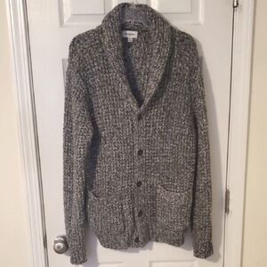 Goodfellow & Co Gray Shawl Collar Cardigan Sweater